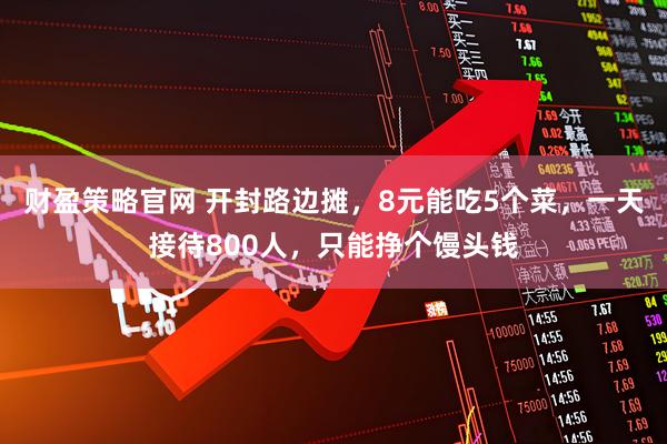 财盈策略官网 开封路边摊，8元能吃5个菜，一天接待800人，只能挣个馒头钱